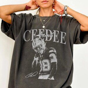 CeeDee Lamb Comfort Colors Pepper T-Shirt, Retro Football Unisex 169